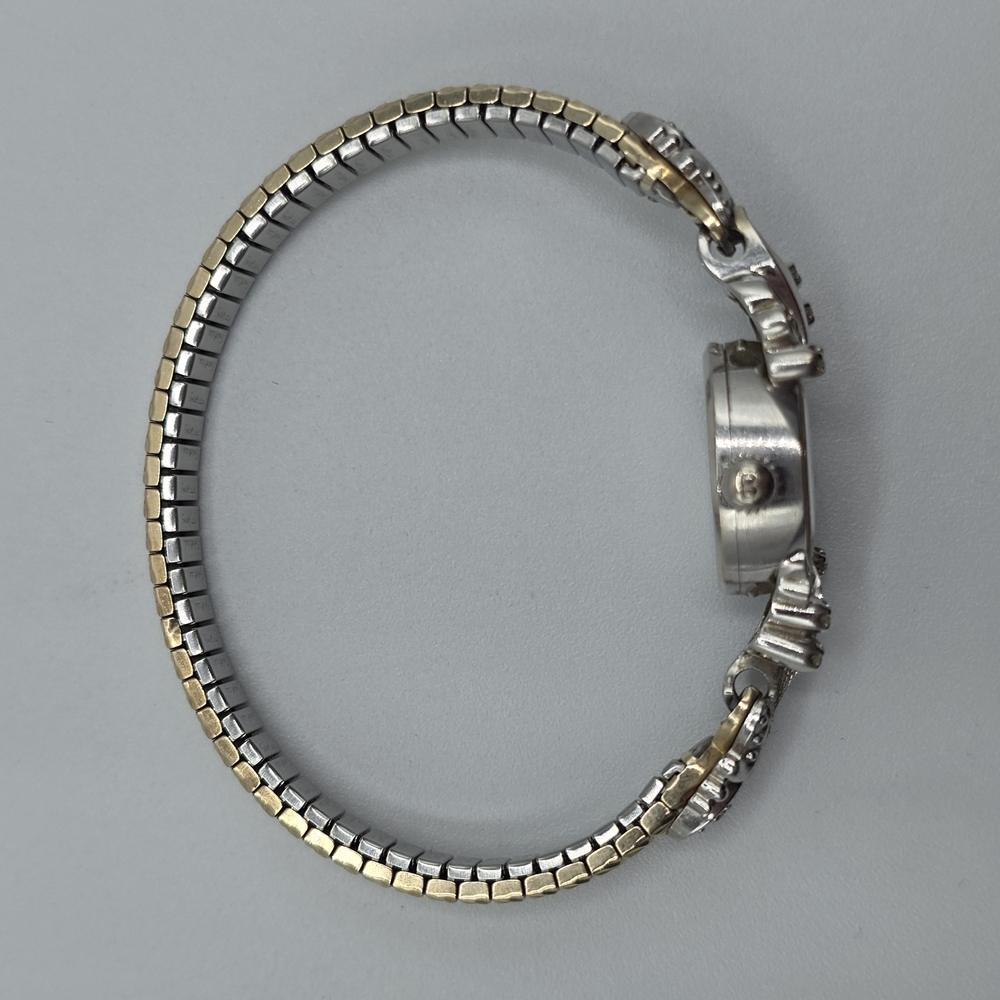 VTG 1971 Bulova Swiss 14K White Gold Case Ladies Watch Diamond Accent Manual - Picture 14 of 16